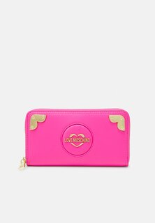 Кошелек Love Moschino HEART CORNER, фуксия