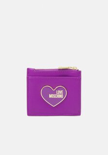 Кошелек Love Moschino ЭМАЛИРОВАННЫЙ ЛОГОТИП, фиолетовый