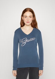 Свитшот Guess ЛОГОТИП LAURE, цвет nordic sea