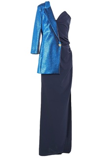 Платье Elisabetta Franchi Long, синий