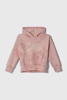 Детская толстовка Abercrombie &amp; Fitch, розовый