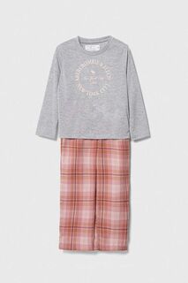 Детские пижамы Abercrombie &amp; Fitch, розовый