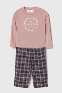 Детские пижамы Abercrombie &amp; Fitch, розовый