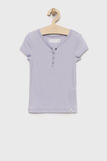 Детская футболка Abercrombie &amp; Fitch, фиолетовый