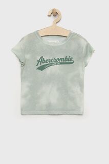 Детская футболка Abercrombie &amp; Fitch, зеленый