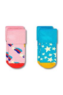 Детские носки Happy Socks, 2 шт., мультиколор