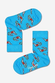 Детские носки Happy Socks 3D Очки, синий