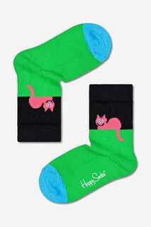 Детские носки Happy Socks Кот, мультиколор