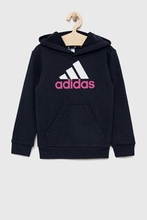 Детская толстовка adidas U BL 2 HOODIE, темно-синий