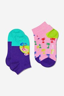 Детские носки Happy Socks Flamingo Low 2 пары, мультиколор
