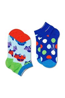 Детские носки Happy Socks &quot;Автомобили&quot;, 2 пары, синий