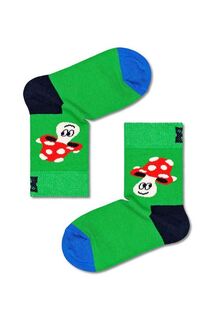 Детские носки Happy Socks Грибок, зеленый