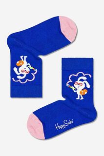 Носки Happy Socks с изображением кролика, синий