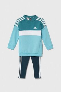 Детский спортивный костюм Adidas, бирюзовый