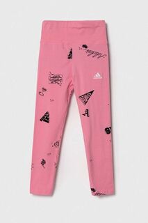 Детские леггинсы adidas JG BLUV Q3 TIGHT, розовый
