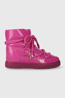 Кожаные зимние ботинки Inuikii, розовый