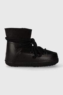 Детские замшевые зимние ботинки Inuikii, черный