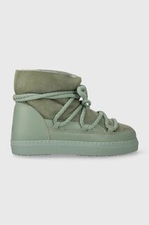 Детские замшевые зимние ботинки Inuikii, зеленый