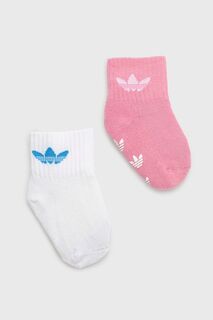 Детские носки adidas Originals, 2 пары, розовый