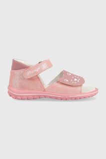 Детские кожаные сандалии Primigi, розовый
