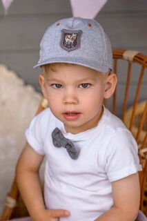 Детская шапка Jamiks из хлопка, серый