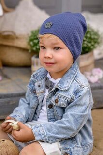 Детская шапка Jamiks из хлопка SEVERUS, синий