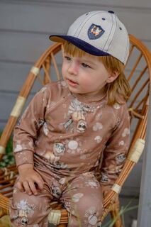 Детская хлопковая шапка Jamiks TREFL, бежевый
