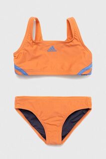 Детский купальник из двух частей adidas Performance 3S BIKINI, оранжевый