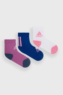 Детские носки adidas Performance (3 шт.), розовый