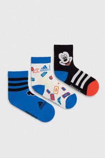 Детские носки adidas Performance x Disney, 3 пары, синий