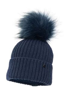Детская полушерстяная шапка Jamiks COLD II, темно-синий