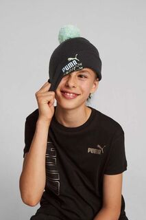 Детская шапка Puma Mixmatch Pom Pom Beanie, черный