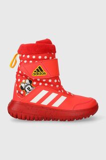 Детские зимние ботинки adidas Winterplay Minnie C, красный