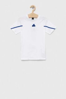 Детская хлопковая футболка adidas B D4GMDY, белый