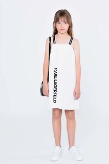 Детское платье Карла Лагерфельда Karl Lagerfeld, белый