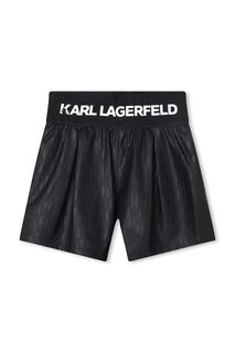 Детские шорты Карла Лагерфельда Karl Lagerfeld, черный