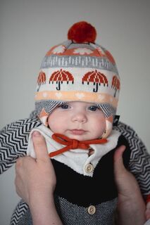 Детская шапка Reima из смесовой шерсти, оранжевый