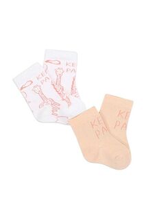 Детские носки Kenzo Kids 2 шт., розовый