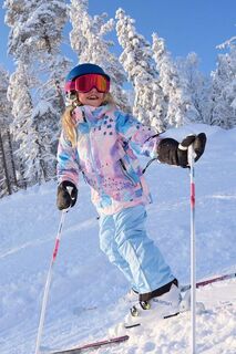 Детская лыжная куртка Reima Posio., розовый