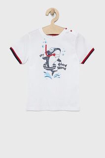 Детская хлопковая футболка Birba&amp;Trybeyond, белый Birba&Trybeyond