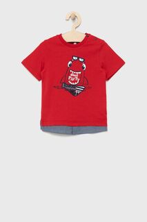 Детская хлопковая футболка Birba&amp;Trybeyond, красный Birba&Trybeyond