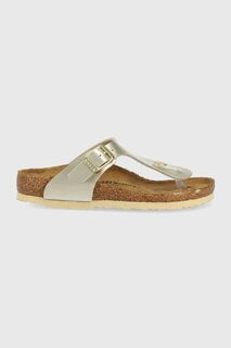 Детские шлепанцы Birkenstock Gizeh, золотой