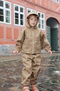 Детский дождевик Konges Sløjd, коричневый