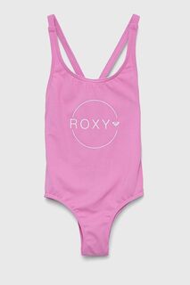 Детский сплошной купальник Roxy, розовый