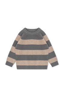 Детский шерстяной свитер Konges Sløjd, серый