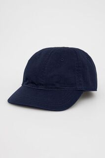 Детская хлопковая шапка Lacoste RK3106, темно-синий