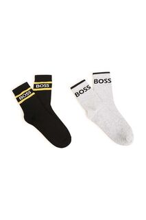Детские носки BOSS, 2 шт., черный