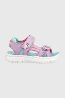 Детские сандалии Skechers Flex Splash Vibrant Mood, фиолетовый