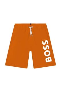 Детские шорты для плавания BOSS, оранжевый