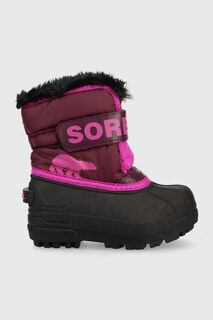 Детские зимние ботинки Sorel Childrens Snow, фиолетовый